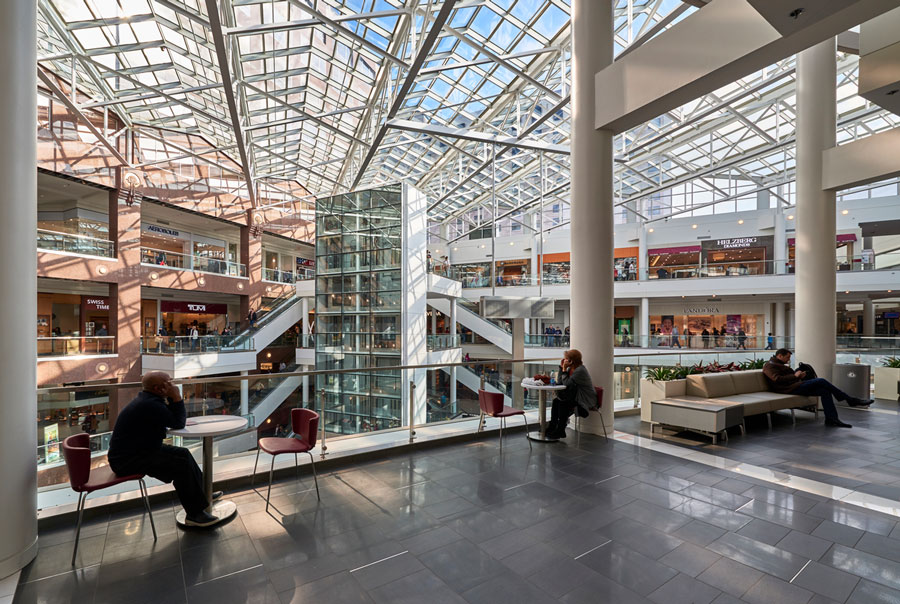Fashion Center at Pentagon City, interior renovations by Omniplan Architects