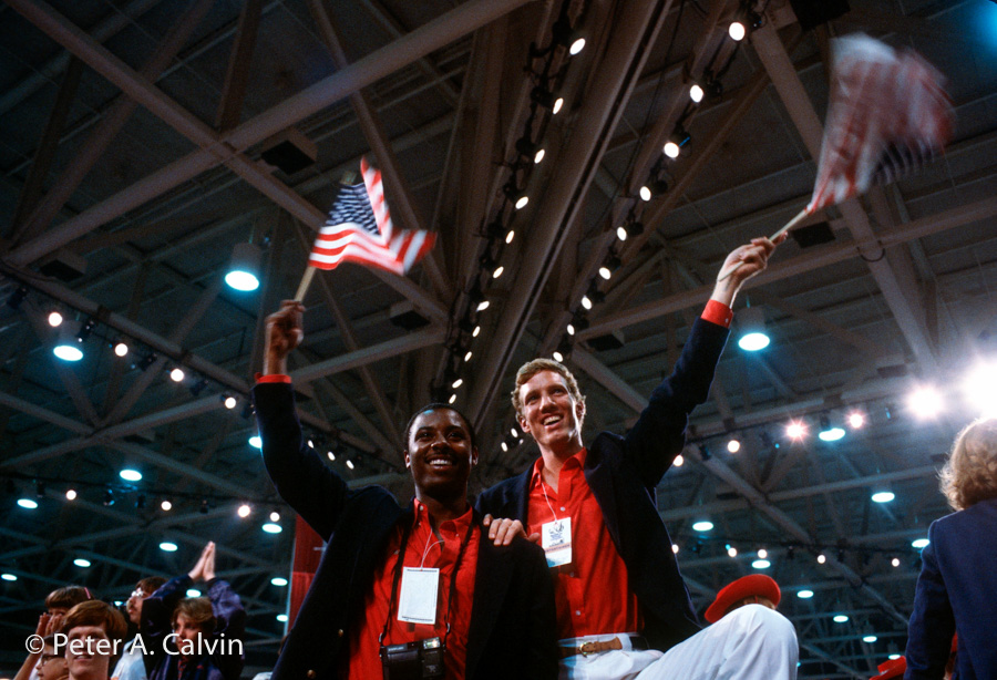 1984 Republican National Convention, Dallas, Texas, at the Dallas Convention Center